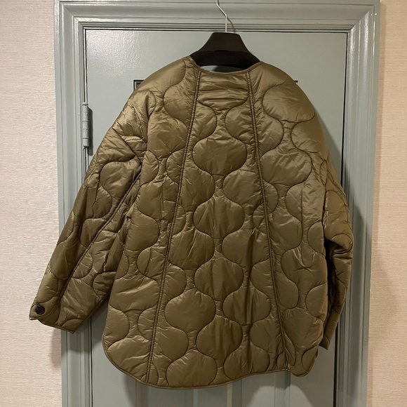 Mango Olive Green Puffer Jacket - Picture 6 of 8
